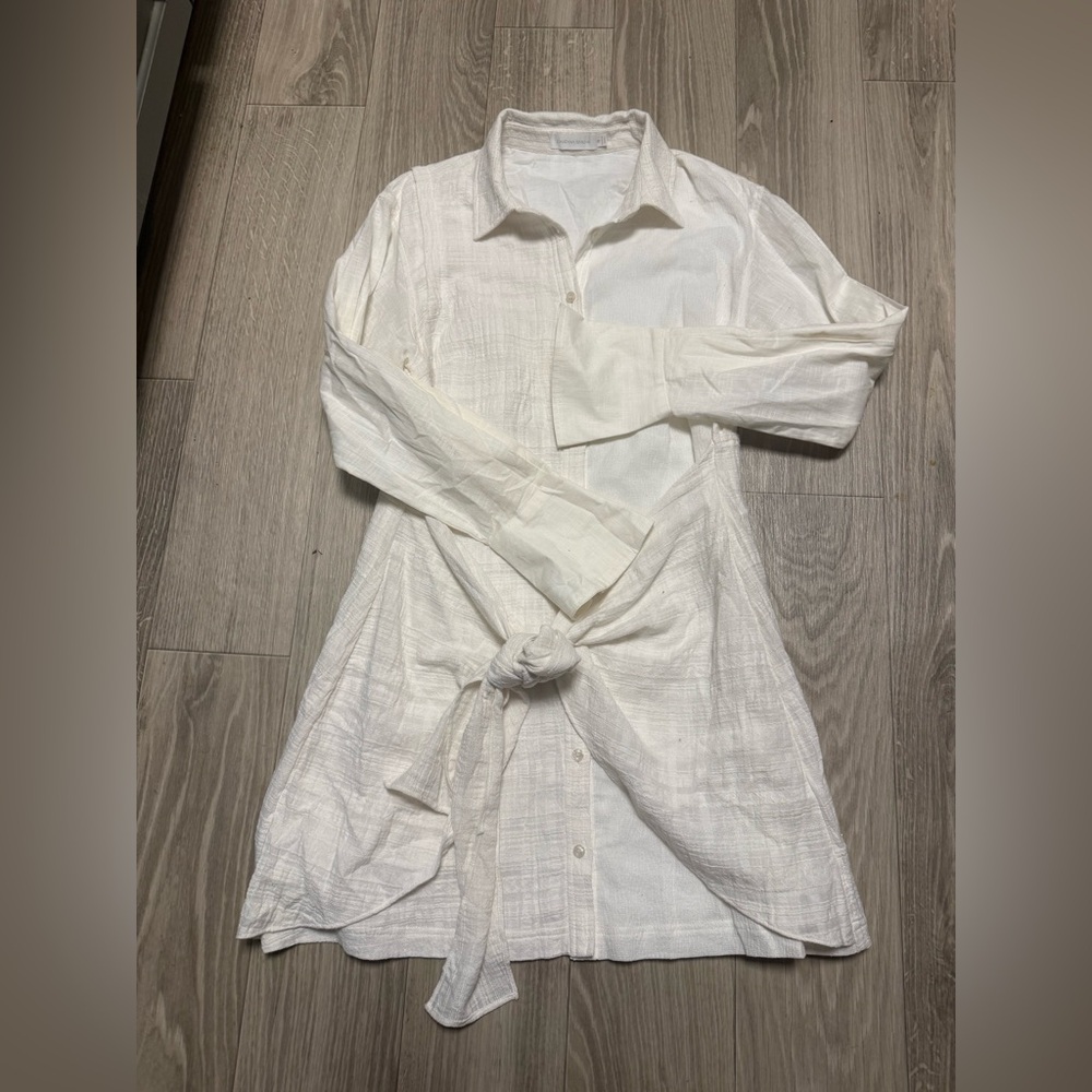 Jonathan Simkhai Patchwork Dress Medium - image 2